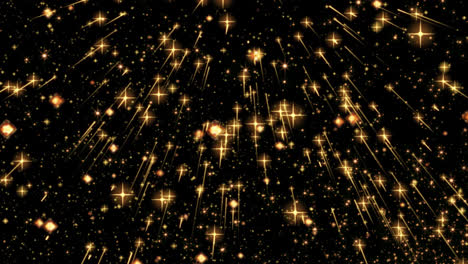 beautiful-star-Abstract-luxury-award-Particles-Loop-animation-with-black-background